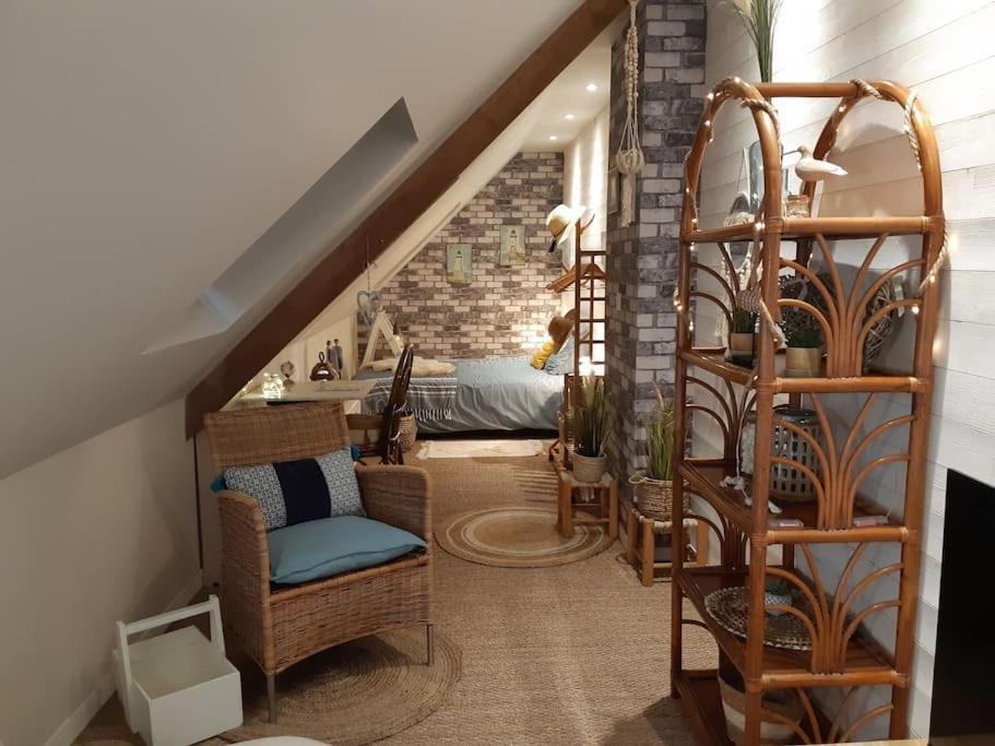 "La Mer Boheme", Patio, Parking Prive, 8 Mn Plage Le Portel Luaran gambar